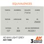 AK Interactive 3RD GENERATION ACRYLICS - AE-9/AII Light Grey