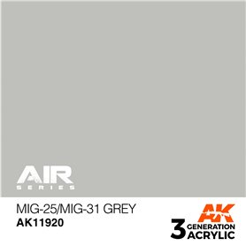 AK Interactive 3RD GENERATION ACRYLICS - MiG-25/MiG-31 Grey