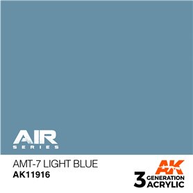 AK Interactive 3RD GENERATION ACRYLICS - AMT-7 LIGHT BLUE - 17ml