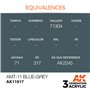 AK Interactive 3RD GENERATION ACRYLICS - AMT-11 Blue-Grey