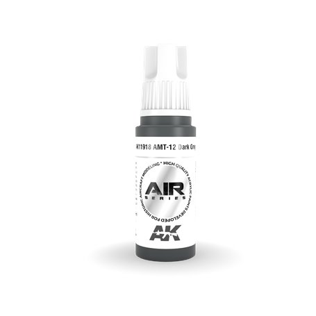 AK Interactive 3RD GENERATION ACRYLICS - AMT-12 Dark Grey