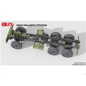 RPG Model 1:35 RUSSIAN URAL 63095 TYPHOON-U - MINE RESISTANT AMBUSH PROTECTED VEHICLE
