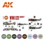 AK Interactive Zestaw farb WWI GERMAN AIRCRAFT COLORS SET