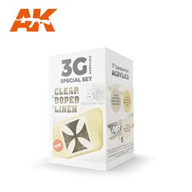 AK Interactive Clear Doped Linen SET 3G