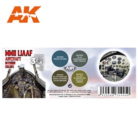 AK Interactive WWII IJAAF Aircraft Interior Colors SET