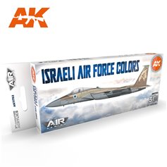 AK Interactive Zestaw farb ISRAELI AIR FORCE COLORS SET