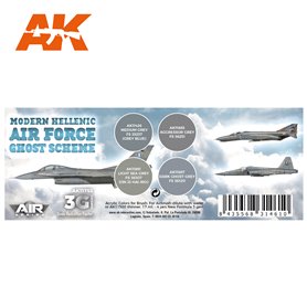 AK Interactive Zestaw farb MODERN HELLENIC AIR FORCE GHOST SCHEME