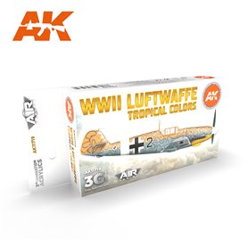 AK Interactive WWII Luftwaffe Tropical Colors SET 3G