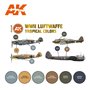 AK Interactive Zestaw farb WWII LUFTWAFFE TROPICAL COLORS SET