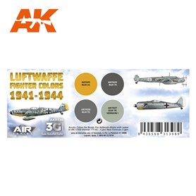 AK Interactive Zestaw farb LUFTWAFFE FIHTERS COLORS 1941-1944