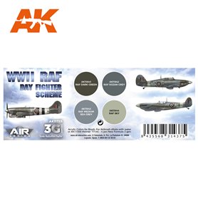 AK Interactive WWII RAF Day Fighter Scheme SET 3G