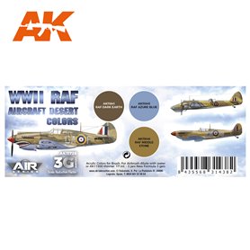 AK Interactive WWII RAF Aircraft Desert Colors SET 3G