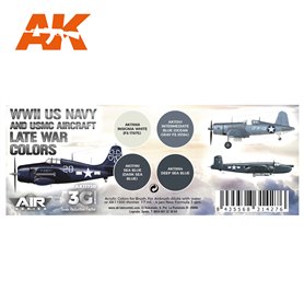 AK Interactive WWII US Navy & USMC Aircraft Late War Co