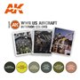 AK Interactive Zestaw farb WWII US AIRCRAFT INTERIOR COLORS SET