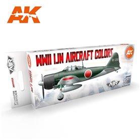 AK Interactive Zestaw farb WWII IJN AIRCRAFT COLORS SET