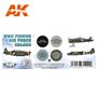 AK Interactive Zestaw farb WWII FINNISH AIR FORCE COLORS SET