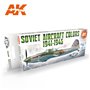 AK Interactive Zestaw farb Soviet Aircraft Colors 1941-1945 SET 3G