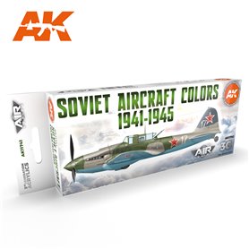 AK Interactive Zestaw farb Soviet Aircraft Colors 1941-1945 SET 3G