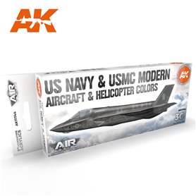 AK Interactive Zestaw farb US Navy & USMC Modern Aircraft & Helicop