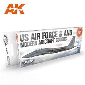 AK Interactive Zestaw farb US Air Force & ANG Modern Aircraft Color
