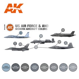 AK Interactive US Air Force & ANG Modern Aircraft Color