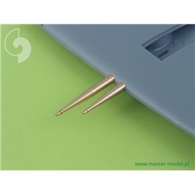 Master 1:48 Lufy działek Hispano 20mm w osłonach - Spitfire skrzydło typu C (dwie wersje)