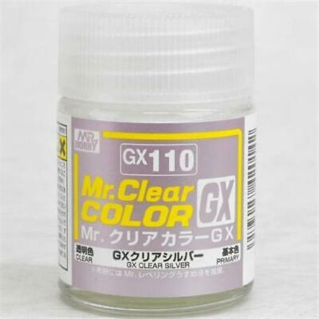 GX Clear Silver (18ml) GUN-GX110