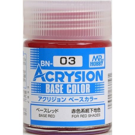 Acrysion Base Color - Red (18ml) GUN-BN03