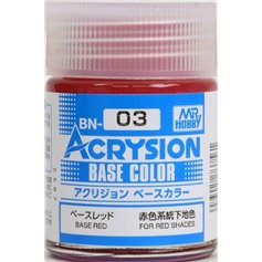 Acrysion Base Color - Red (18ml) GUN-BN03