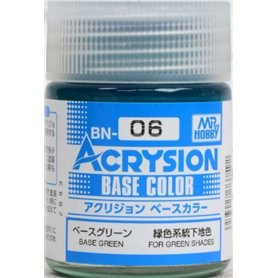 Mr.Hobby Acrysion BASE COLOR BN06 Green - 18ml