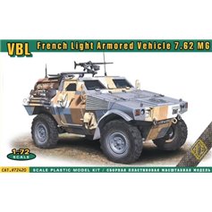 ACE 1:72 VBL - FRENCH LIGHT ARMORED VEHICLE 7.62 MG