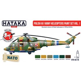 Hataka AS116 Polish AF/Army Helicopters paint set