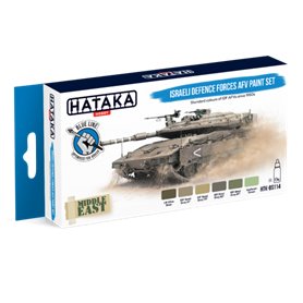 Hataka BS114 Israeli Defence Forces AFV paint set