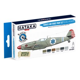 Hataka BS34 BLUE LINE Zestaw farb ISRAELI AIR FORCE - EARLY PERIOD