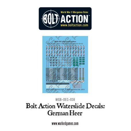 Bolt Action German Heer decals