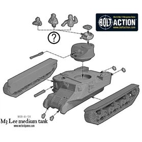 Bolt Action M3 Lee Medium Tank 