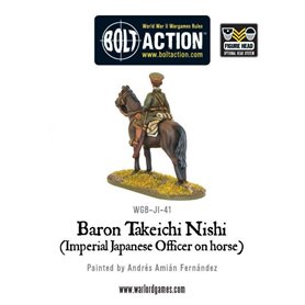 Bolt Action Baron Nishi (Imperial Japanese officer on horse) 