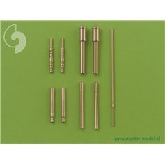 Master 1:48 Set of armament - MG 17, metal gun barrels MG FF, lufy MG 151 w/covers and Pitot tube for Fw-190 A-2-A-5 