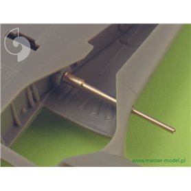 Master 1:48 Zestaw uzbrojenia - końcówki MG 17, lufy MG FF, lufy MG 151 wraz z osłonami oraz rurka Pitota do Fw-190 A-2-A-5