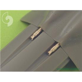 Master 1:48 Fw 190 A7, A8 zestaw uzbrojenia (końcówki MG 131, lufy MG 151 wraz z osłonami) oraz rurka Pitota