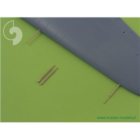 Master 1:48 Zestaw uzbrojenia - lufy 7.7mm, 20mm oraz rurka Pitota do Mitsubishi A6M5 Zero 
