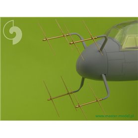 Master 1:48 Niemiecki radar FuG 220 Lichtenstein SN-2 do Bf-110, Ju-88 i innych