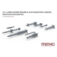 Meng 1:48 Uzbrojenie US LASER-GUIDED BOMBS AND ANTI-RADIATION MISSILES