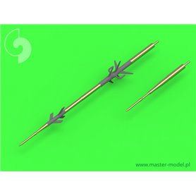 Master 1:48 Su-17, Su-20, Su-22 (Fitter) - Rurki Pitota i lufy działek 30mm