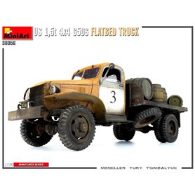Mini Art 1:35 US 1.5T 4X4 G506 FLATTED TRUCK