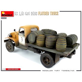 Mini Art 1:35 US 1.5T 4X4 G506 FLATTED TRUCK