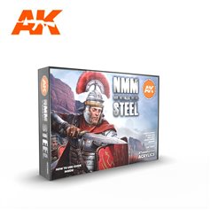 AK Interactive NON METALLIC METAL: STEEL SET