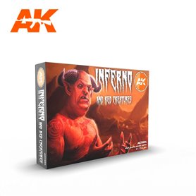 AK Interactive INFERNO AND RED CREATURES SET - 3RD GENERATION ACRYLICS