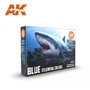 AK Interactive Zestaw farb BLUE UNIFORM COLORS - 3RD GENERATION ACRYLICS