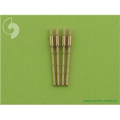 Master 1:350 Metal gun barrels of Soviet/Russian 130mm/70 AK-130 - 4pcs. 